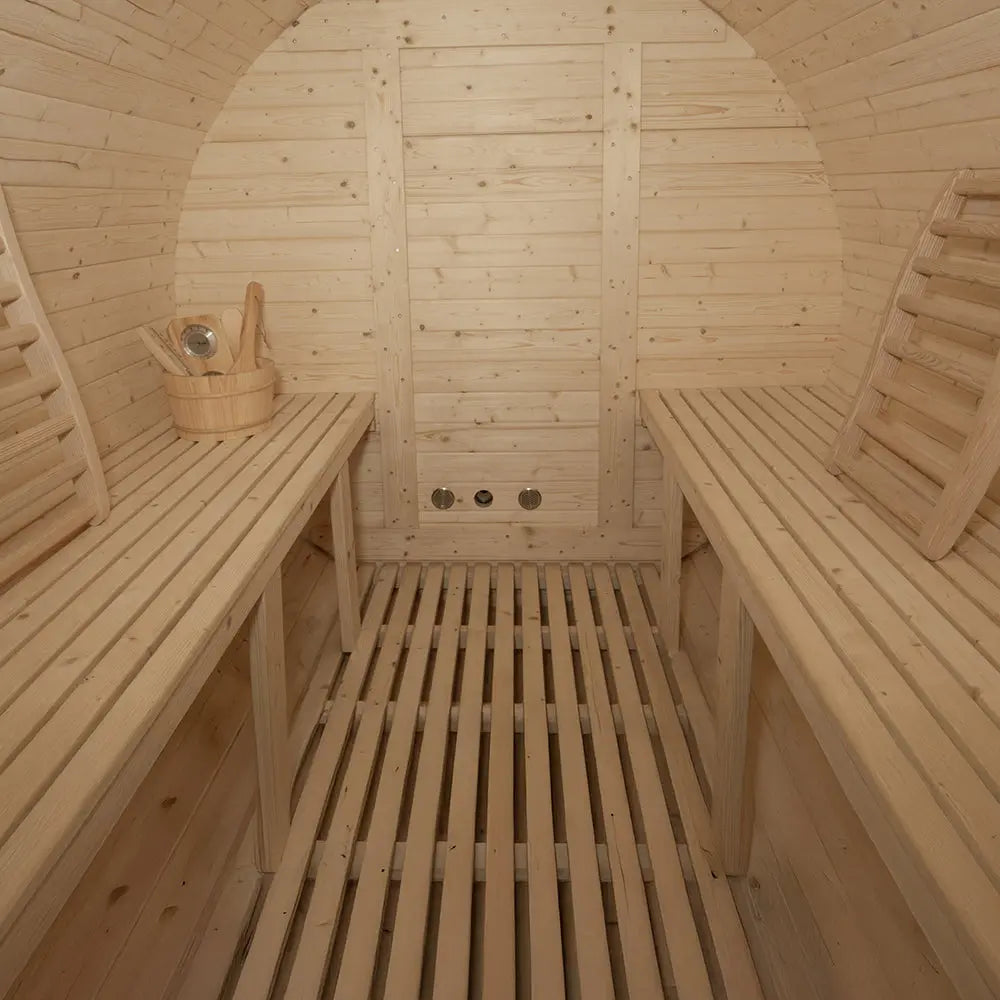 Revel Eden - 8 Person Traditional Barrel Sauna Revel Saunas