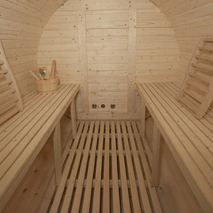 Revel Eden - 8 Person Traditional Barrel Sauna Revel Saunas