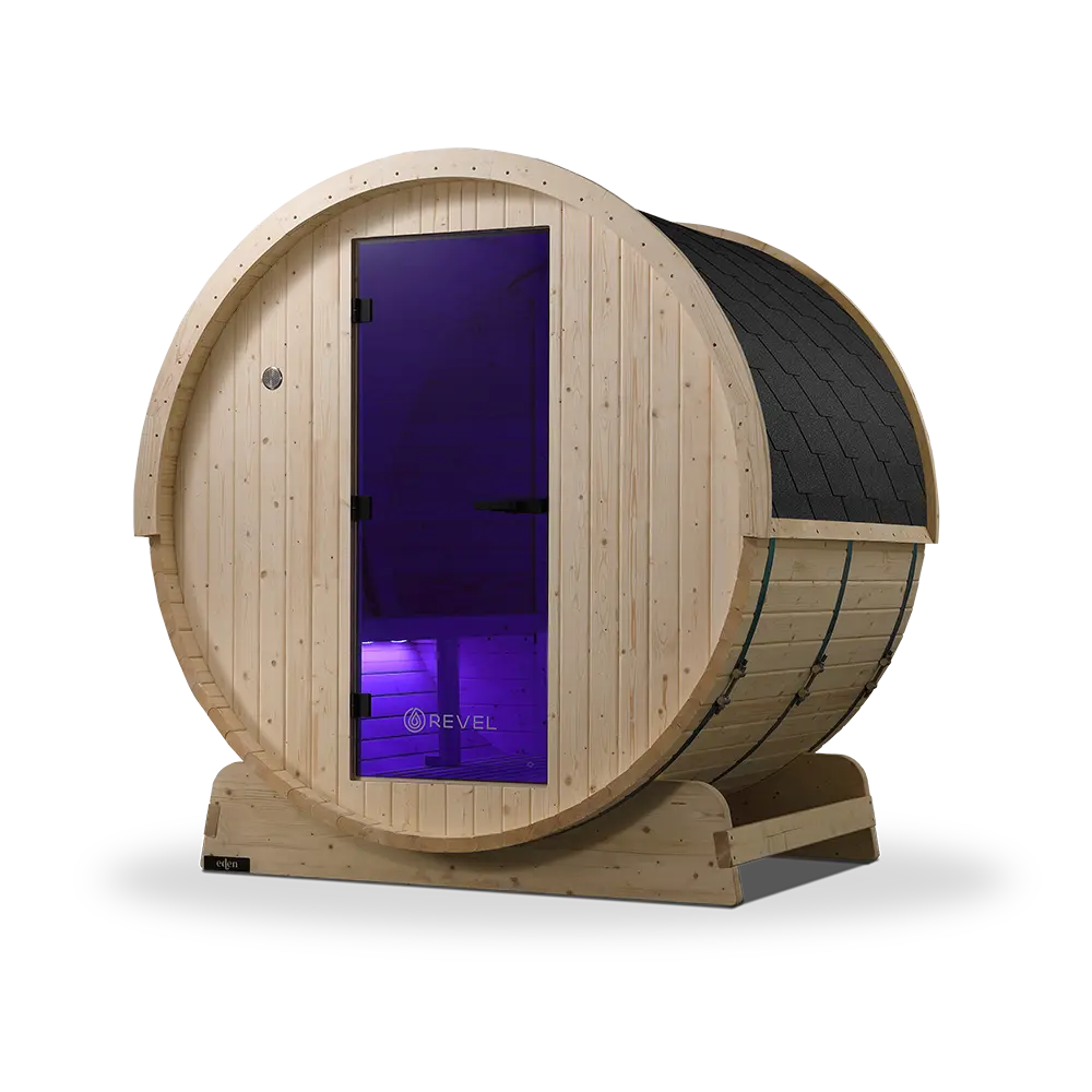Revel Eden - 4 Person Traditional Barrel Sauna (Barrel Only) Revel Saunas
