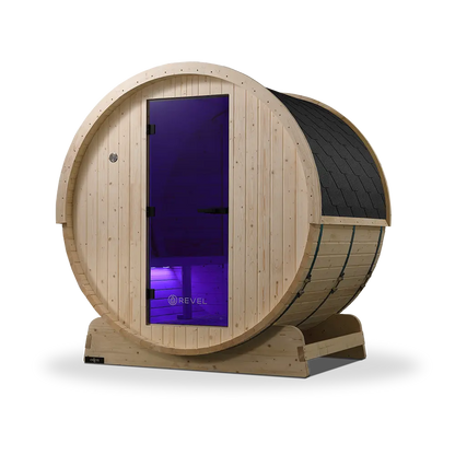 Revel Eden - 4 Person Traditional Barrel Sauna (Barrel Only) Revel Saunas