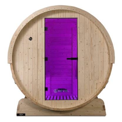Revel Eden - 4 Person Traditional Barrel Sauna (Barrel Only) Revel Saunas