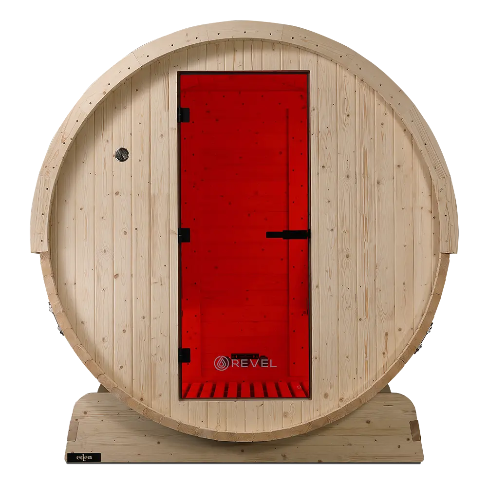 Revel Eden - 4 Person Traditional Barrel Sauna (Barrel Only) Revel Saunas