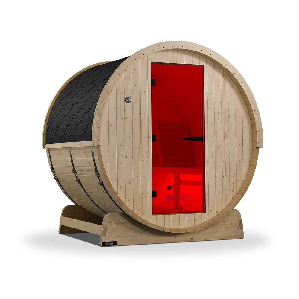 Revel Eden - 4 Person Traditional Barrel Sauna (Barrel Only) Revel Saunas