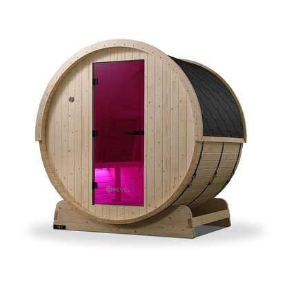 Revel Eden - 4 Person Traditional Barrel Sauna (Barrel Only) Revel Saunas