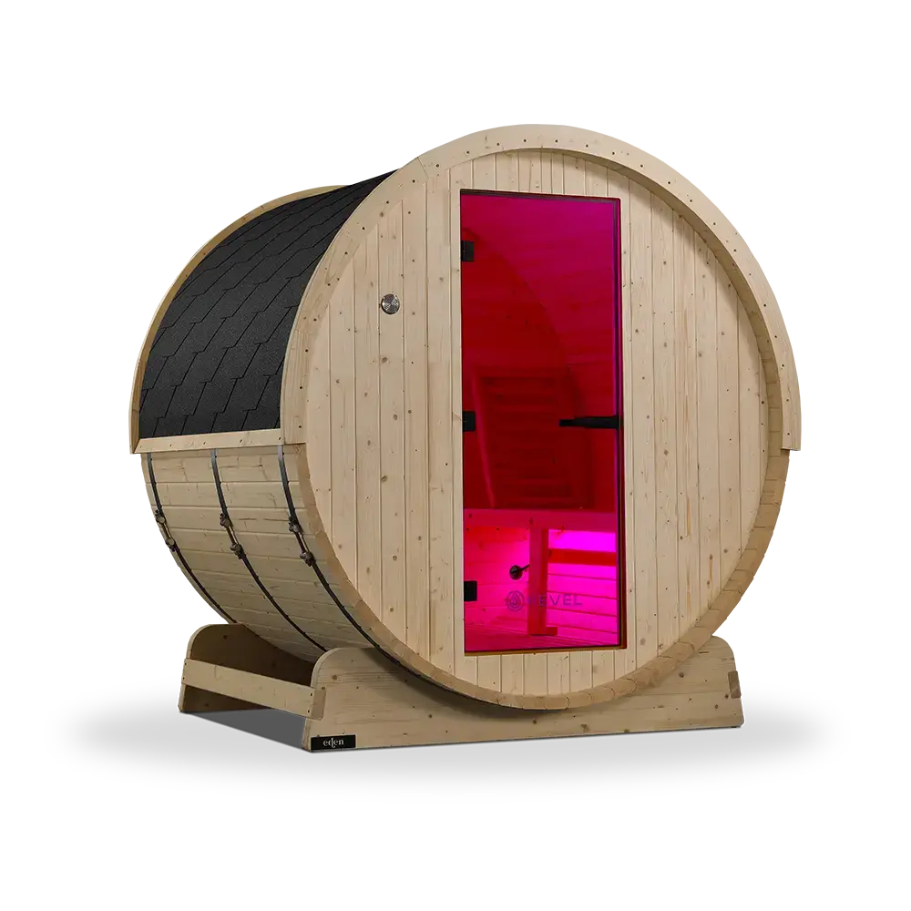 Revel Eden - 4 Person Traditional Barrel Sauna (Barrel Only) Revel Saunas