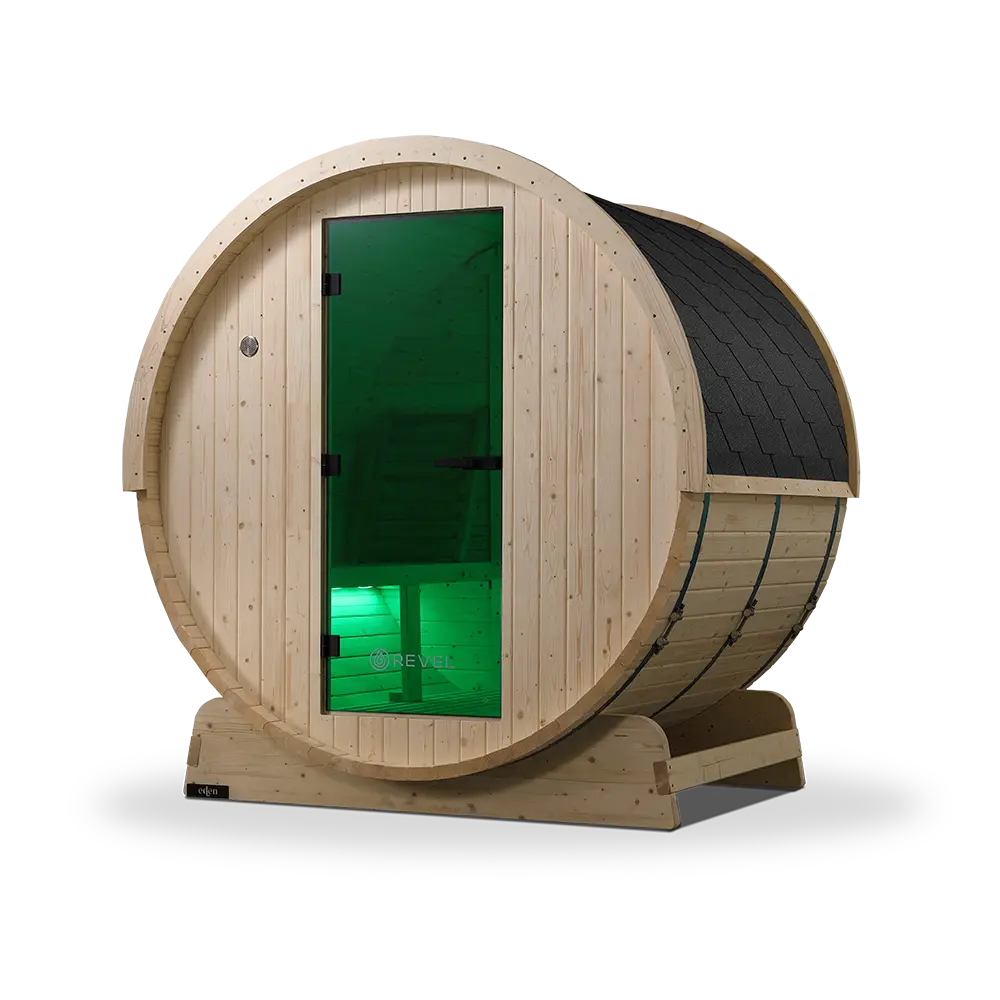 Revel Eden - 4 Person Traditional Barrel Sauna (Barrel Only) Revel Saunas