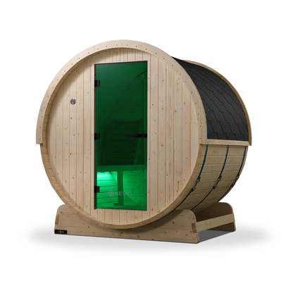 Revel Eden - 4 Person Traditional Barrel Sauna (Barrel Only) Revel Saunas