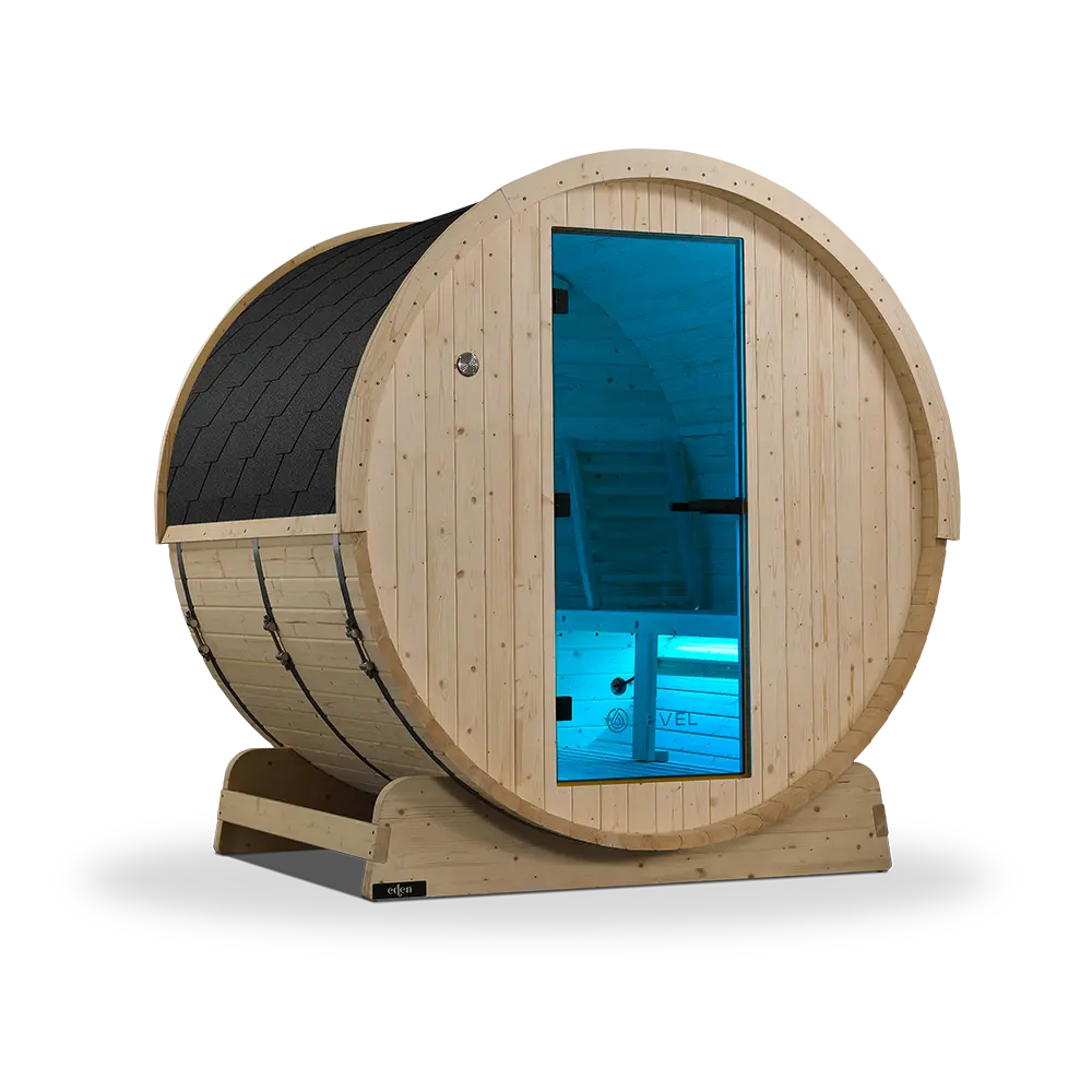 Revel Eden - 4 Person Traditional Barrel Sauna (Barrel Only) Revel Saunas