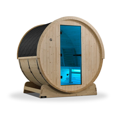 Revel Eden - 4 Person Traditional Barrel Sauna (Barrel Only) Revel Saunas