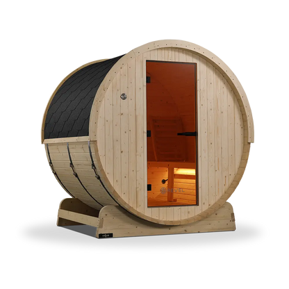 Revel Eden - 4 Person Traditional Barrel Sauna (Barrel Only) Revel Saunas