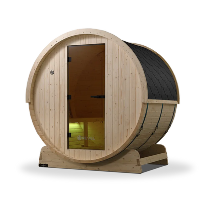Revel Eden - 4 Person Traditional Barrel Sauna (Barrel Only) Revel Saunas
