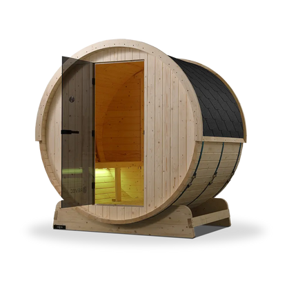 Revel Eden - 4 Person Traditional Barrel Sauna (Barrel Only) Revel Saunas