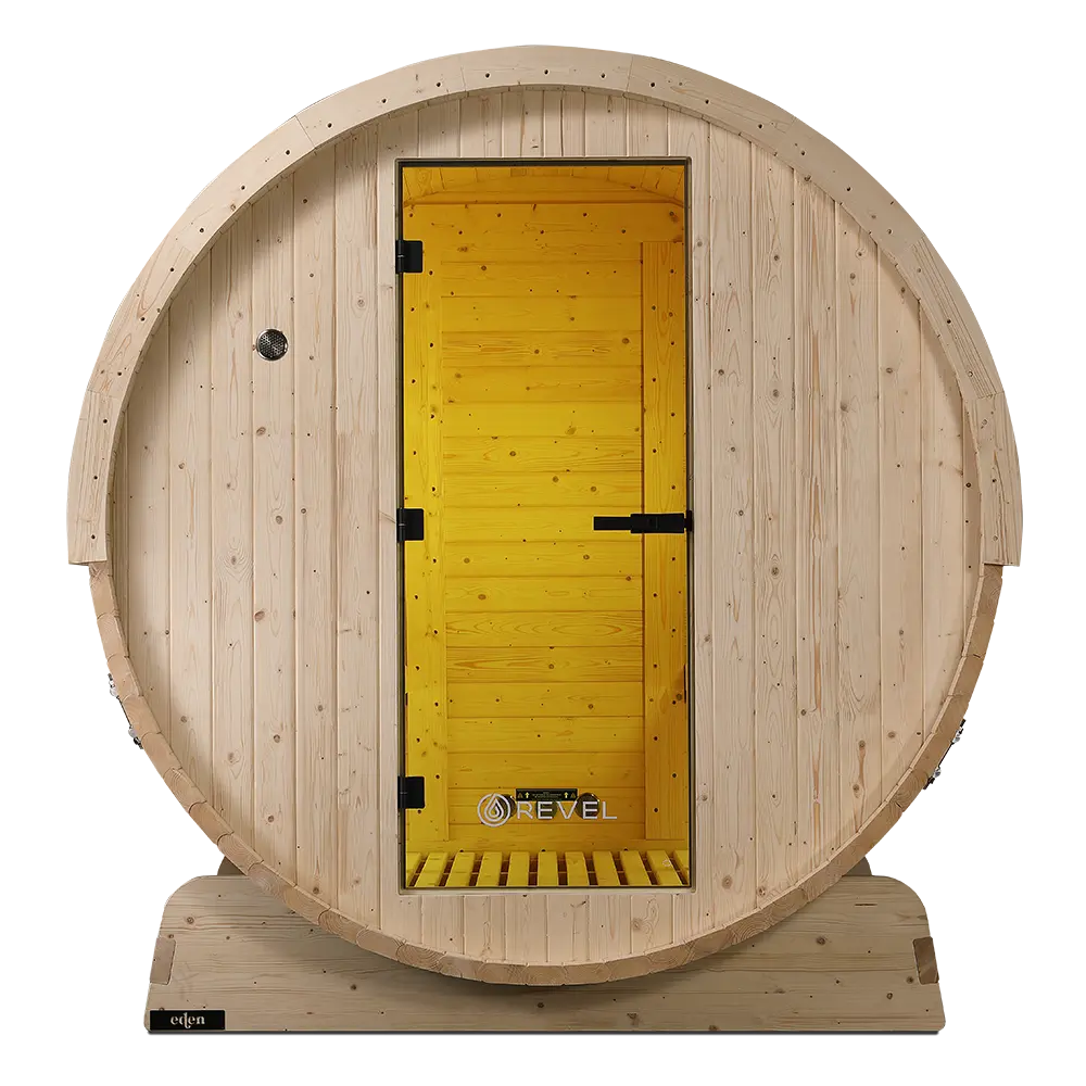 Revel Eden - 4 Person Traditional Barrel Sauna (Barrel Only) Revel Saunas