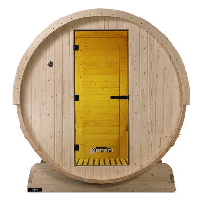 Revel Eden - 4 Person Traditional Barrel Sauna (Barrel Only) Revel Saunas