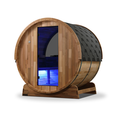 Revel Edenview - 4 Person Traditional Cedar Barrel Sauna (Barrel Only)