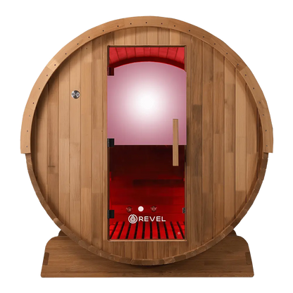 Revel Edenview - 8 Person Traditional Cedar Barrel Sauna Revel Saunas