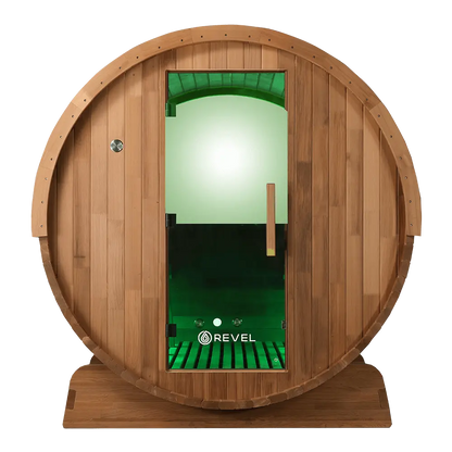 Revel Edenview - 8 Person Traditional Cedar Barrel Sauna Revel Saunas