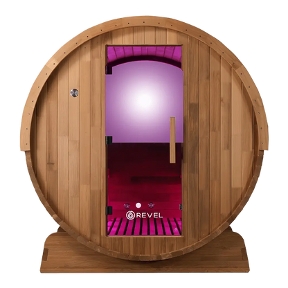 Revel Edenview - 8 Person Traditional Cedar Barrel Sauna Revel Saunas