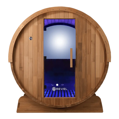 Revel Edenview - 8 Person Traditional Cedar Barrel Sauna Revel Saunas