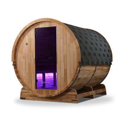 Revel Edenview - 8 Person Traditional Cedar Barrel Sauna (Barrel Only)
