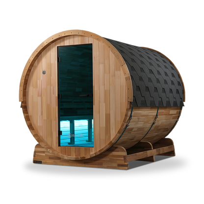 Revel Edenview - 8 Person Traditional Cedar Barrel Sauna (Barrel Only)
