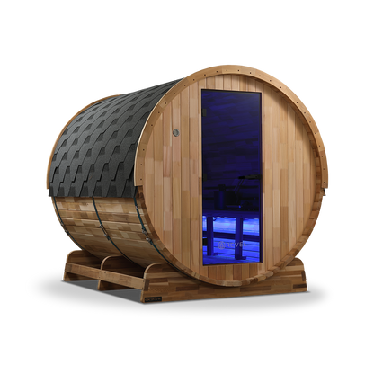 Revel Edenview - 8 Person Traditional Cedar Barrel Sauna (Barrel Only)