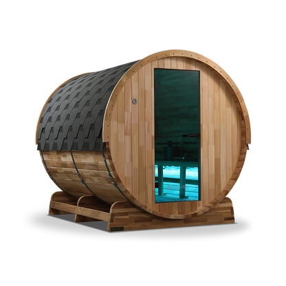 Revel Edenview - 8 Person Traditional Cedar Barrel Sauna (Barrel Only)