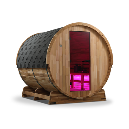Revel Edenview - 8 Person Traditional Cedar Barrel Sauna (Barrel Only)