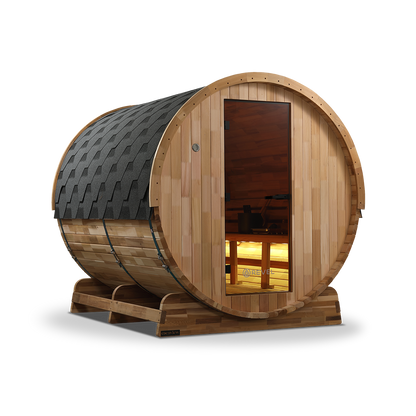 Revel Edenview - 8 Person Traditional Cedar Barrel Sauna (Barrel Only)