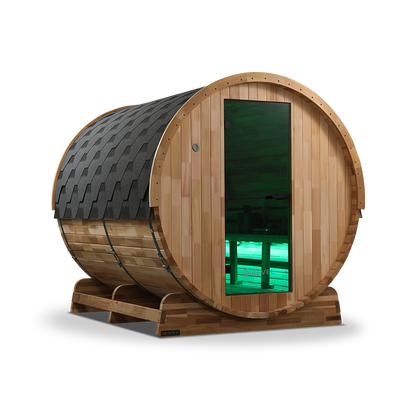 Revel Edenview - 8 Person Traditional Cedar Barrel Sauna (Barrel Only)