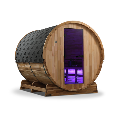 Revel Edenview - 8 Person Traditional Cedar Barrel Sauna (Barrel Only)
