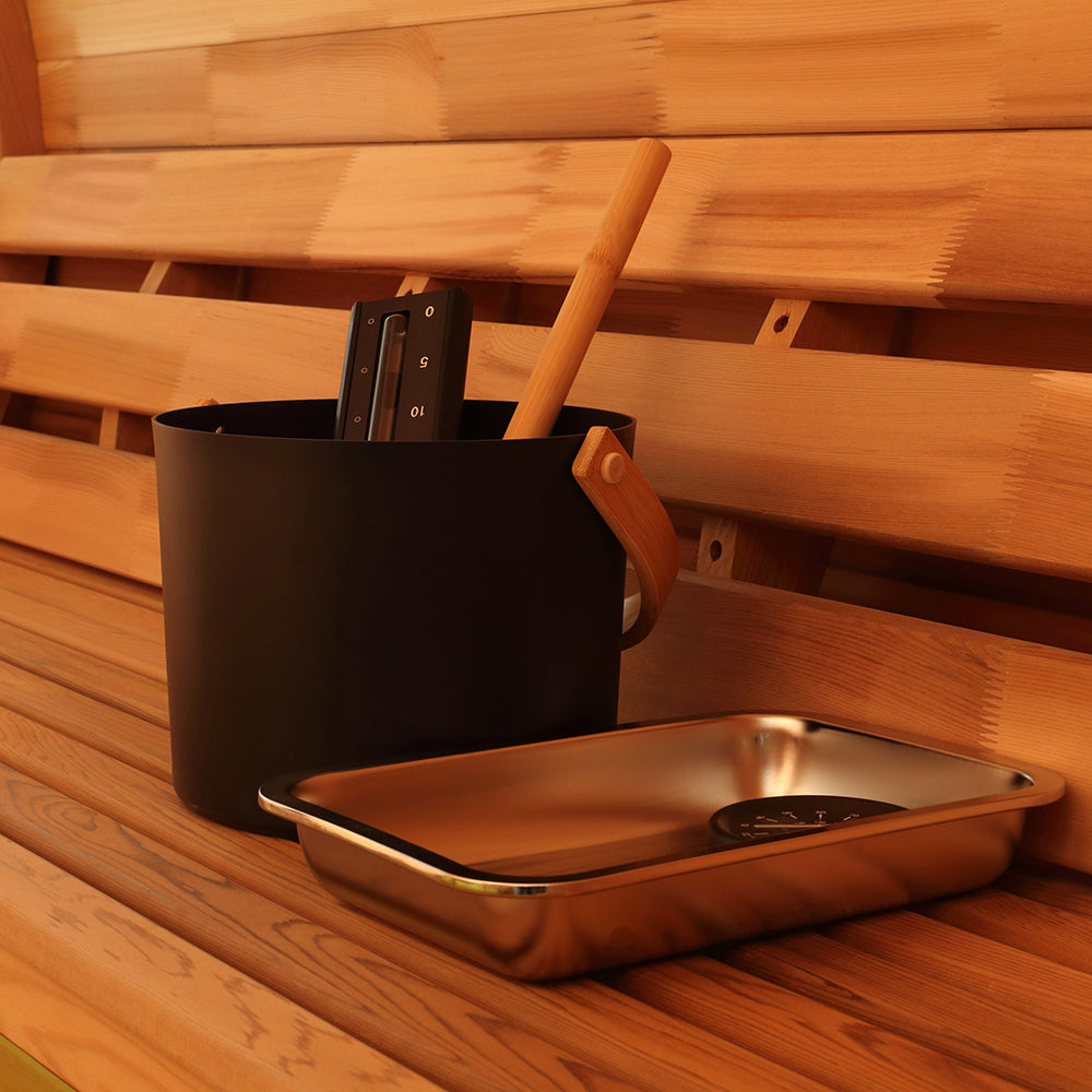 Revel Edenview - 8 Person Traditional Cedar Barrel Sauna (Barrel Only)