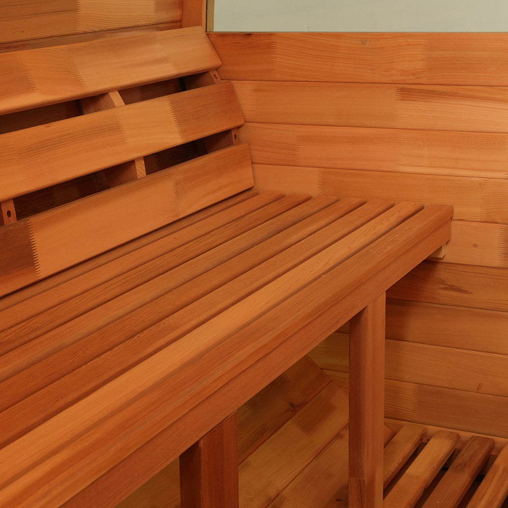 Revel Edenview - 8 Person Traditional Cedar Barrel Sauna (Barrel Only)