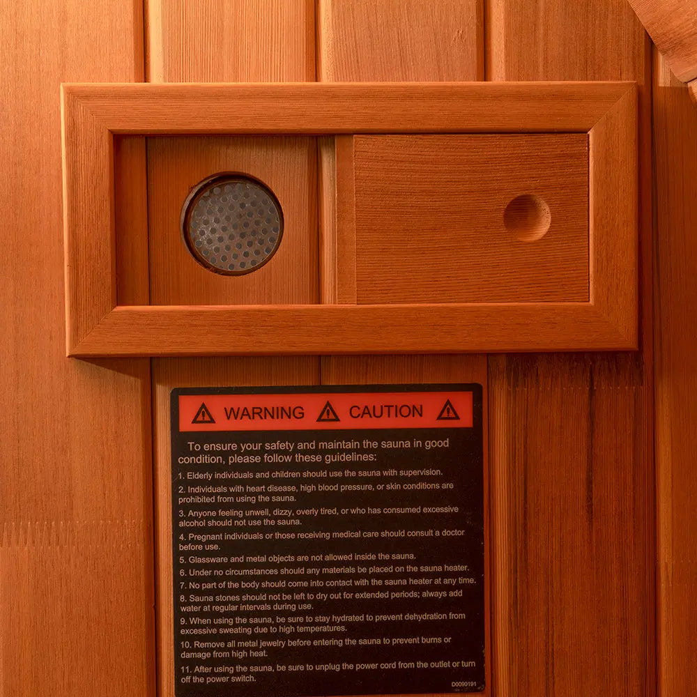 Revel Edenview - 4 Person Traditional Cedar Barrel Sauna Revel Saunas