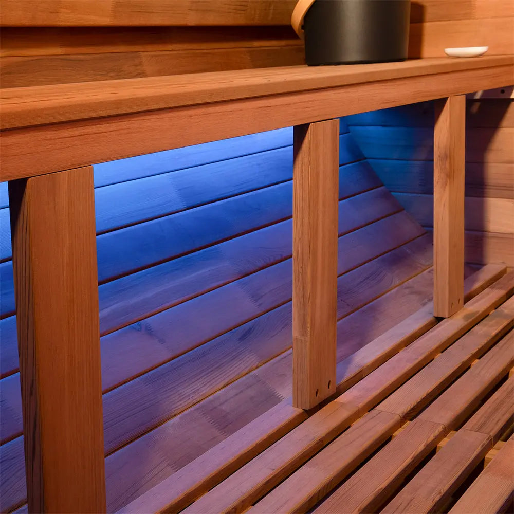 Revel Edenview - 4 Person Traditional Cedar Barrel Sauna Revel Saunas