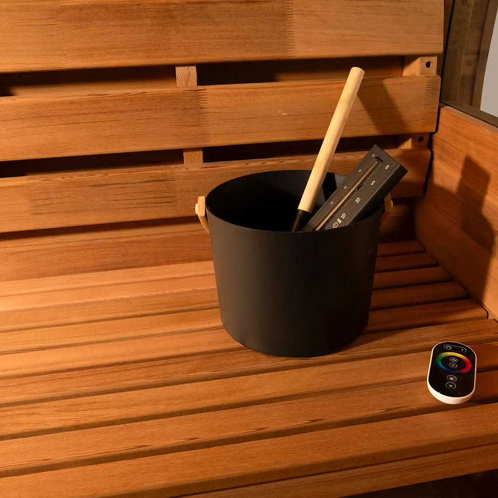 Revel Edenview - 4 Person Traditional Cedar Barrel Sauna Revel Saunas