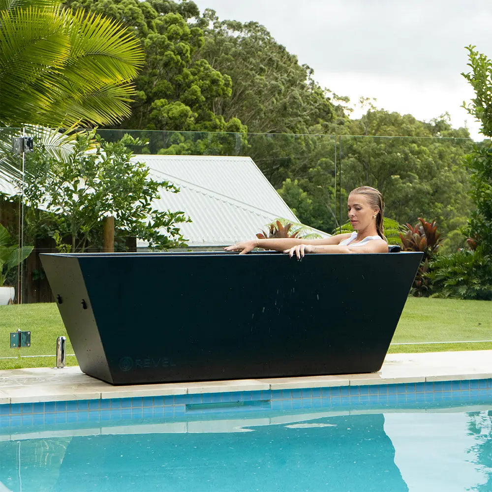 Revel Edur Noir Ice Bath Tub - Acrylic Ice Bath Revel Saunas