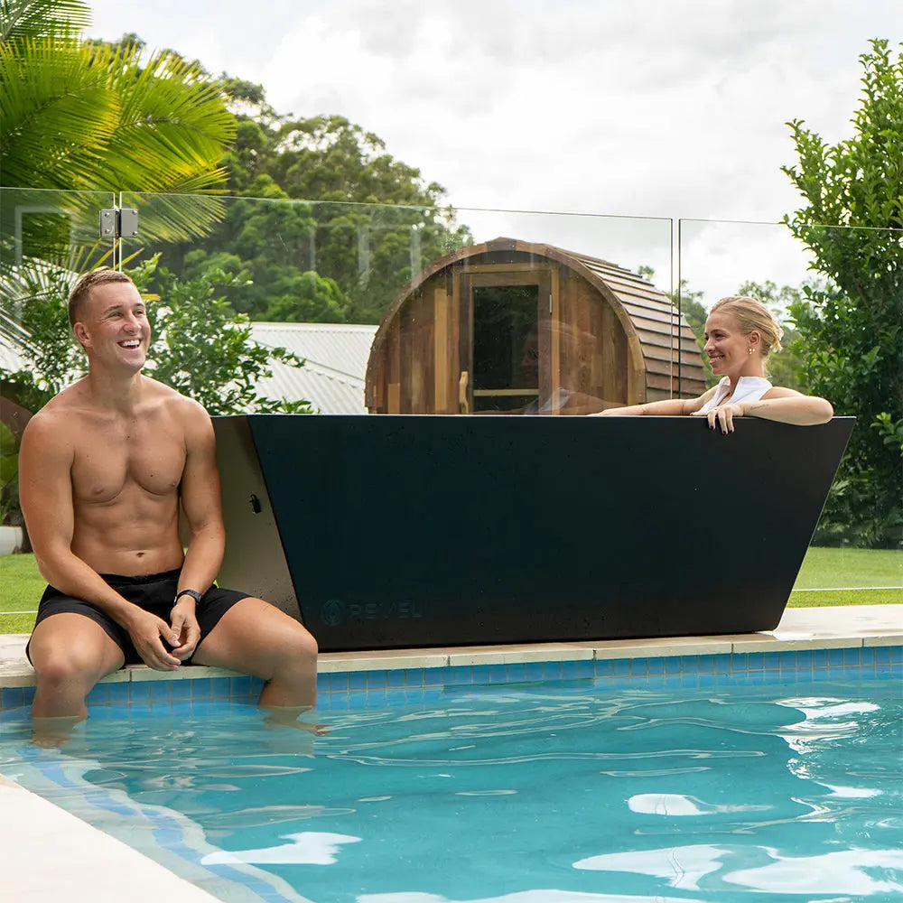 Revel Edur Noir Ice Bath Tub - Acrylic Ice Bath Revel Saunas