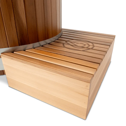 Revel Virta 4P Traditional Cabin with Glacier Duo Ice Bath and 1HP Chiller Revel Saunas