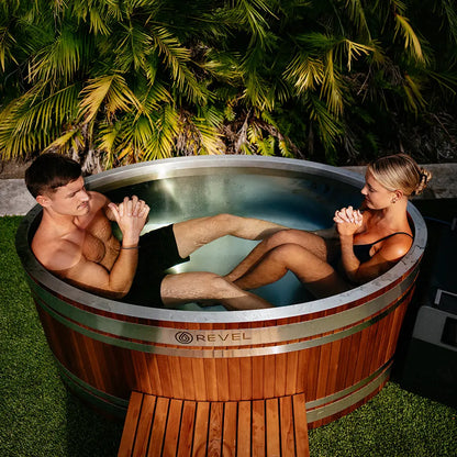Revel Glacier Duo – Premium Cedar Ice Bath V3 Revel Saunas