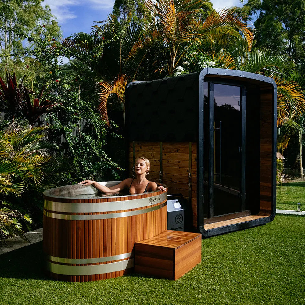 Revel Glacier Duo – Premium Cedar Ice Bath V3 Revel Saunas