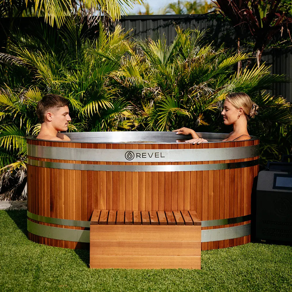 Revel Glacier Duo – Premium Cedar Ice Bath V3 Revel Saunas