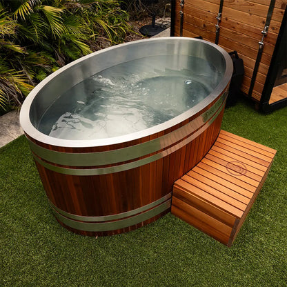 Revel Glacier Duo – Premium Cedar Ice Bath V3 Revel Saunas
