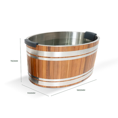 Revel Glacier Duo – Premium Cedar Ice Bath V3 Revel Saunas