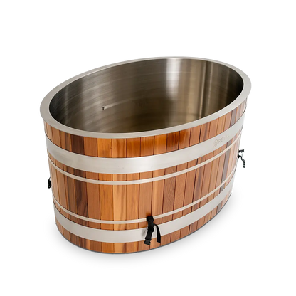 Revel Glacier Solo – Premium Cedar Ice Bath Revel Saunas