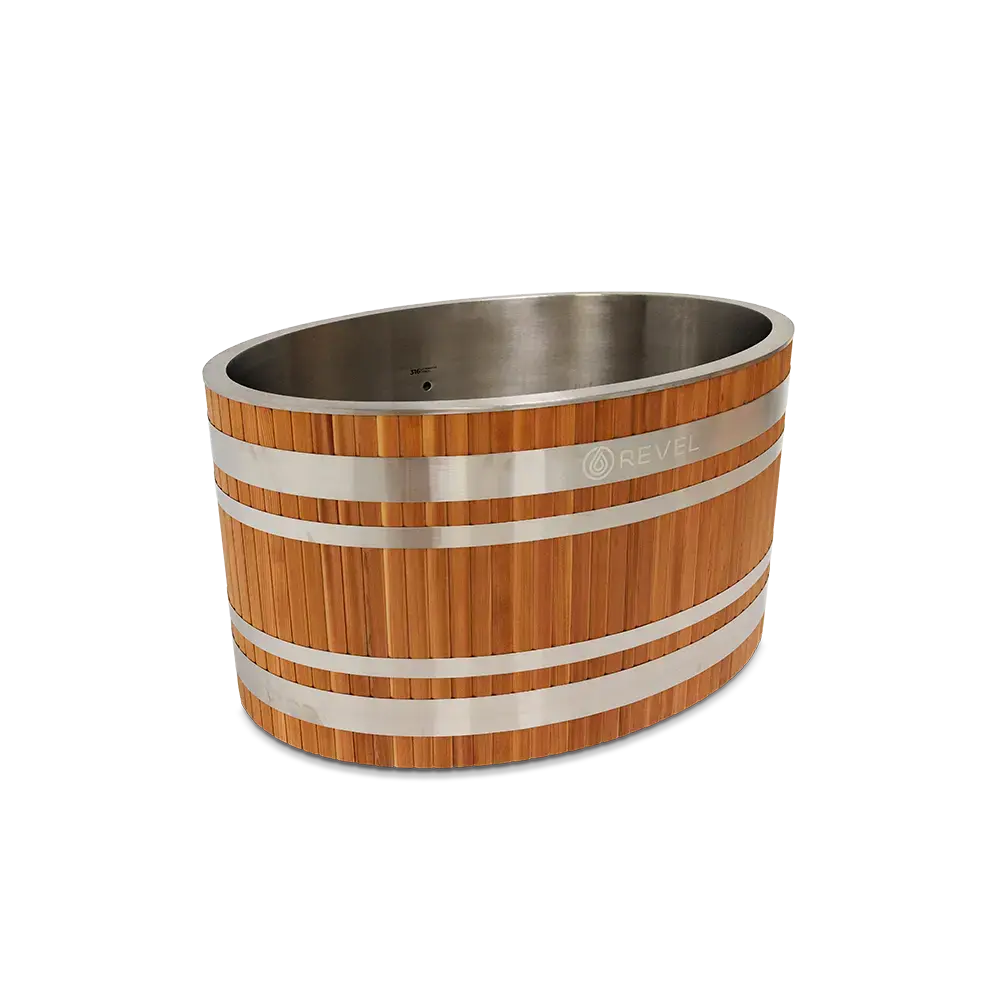 Revel Glacier Solo – Premium Cedar Ice Bath | Revel Saunas