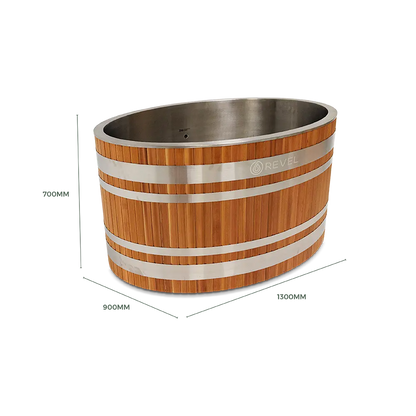 Revel Glacier Solo – Premium Cedar Ice Bath Revel Saunas