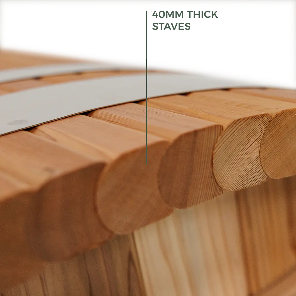 Revel Glacier Solo – Premium Cedar Ice Bath Revel Saunas