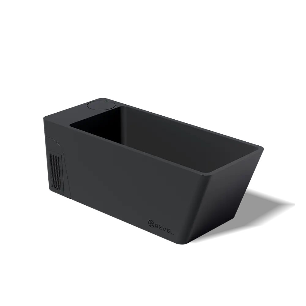 Revel Glasur All in One Ice Bath - Black Revel Saunas