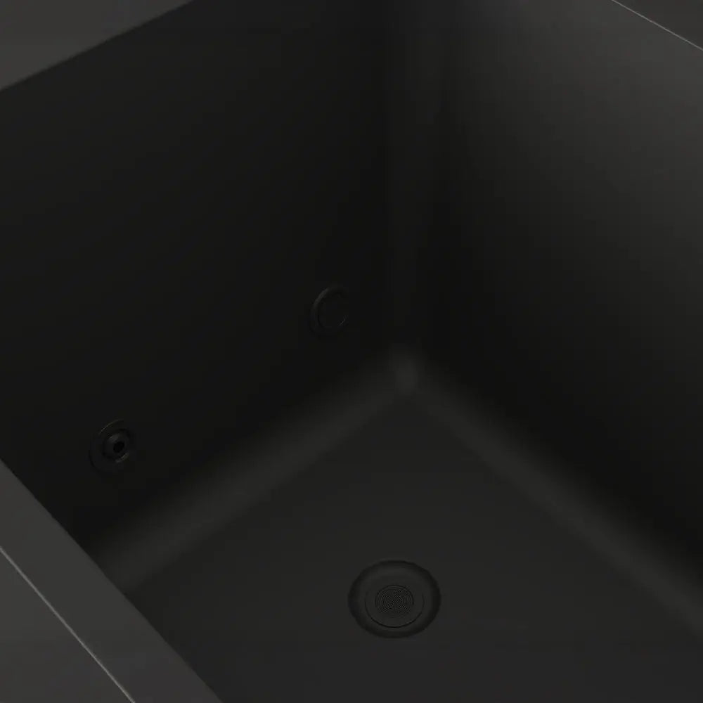 Revel Loom 4P Traditional Finnish Sauna with Glasur All in One Ice Bath Black Revel Saunas